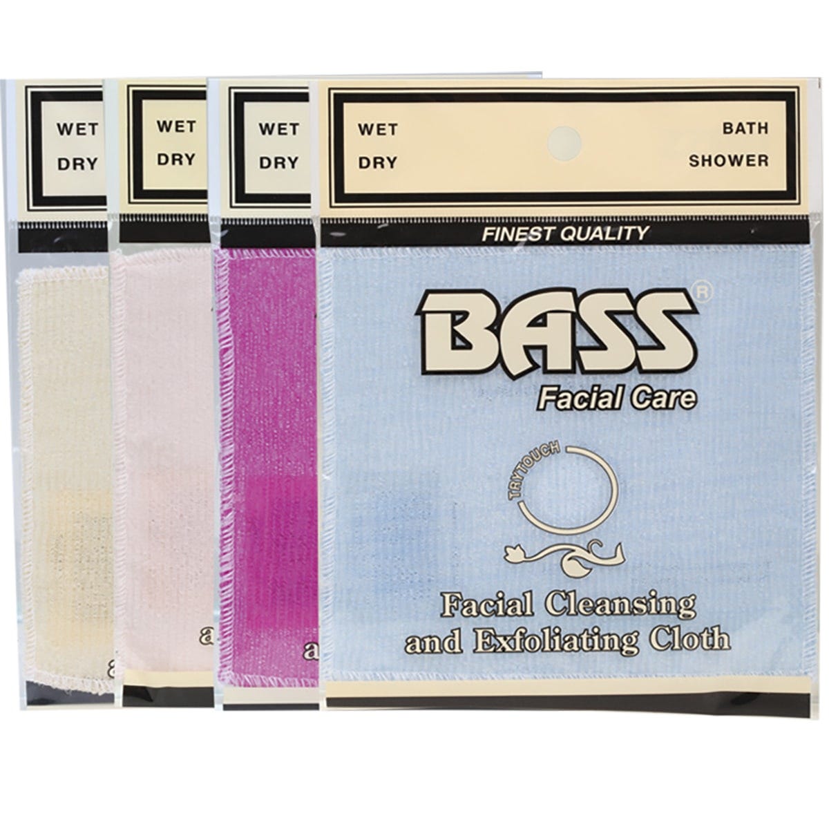 Bass Facial Care Exfoliating Facial Cloth (Colour may vary) - Dr Earth - Skincare