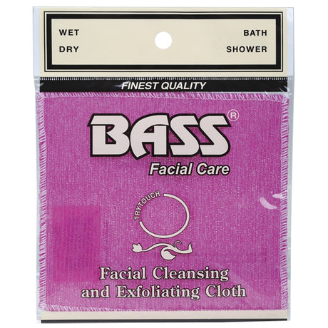 Bass Facial Care Exfoliating Facial Cloth (Colour may vary) - Dr Earth - Skincare