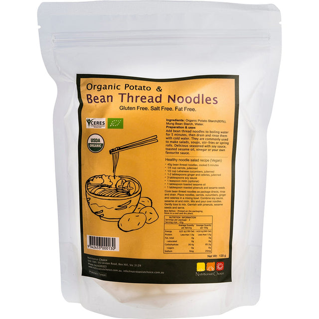 Bean Thread Noodles with Organic Potato - Dr Earth - Rice Pasta & Noodles