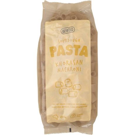 Berkelo Sourdough Pasta Khorasan Macaroni 400g - Dr Earth - Rice Pasta & Noodles