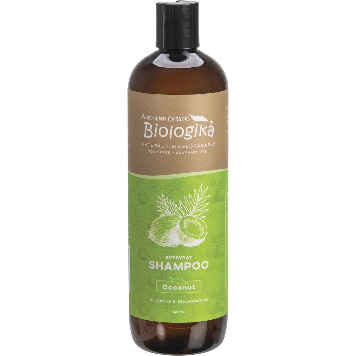 Biologika Shampoo Everyday Coconut 500ml - Dr Earth - Hair Care