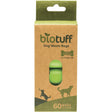Biotuff Dog Waste Bags Refill 4 x 15 Bag Rolls 60pk - Dr Earth - Cleaning, Garden & Pets
