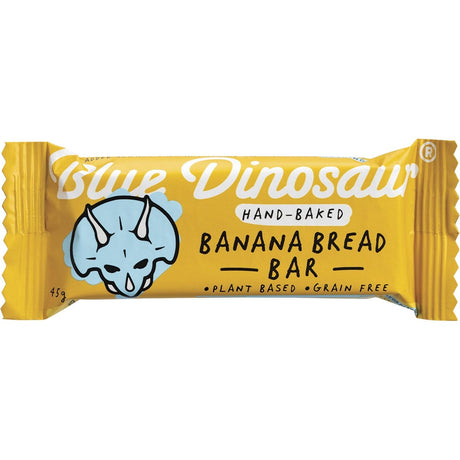Blue Dinosaur Hand-Baked Bar Banana Bread 45g - Dr Earth - Snack Bars
