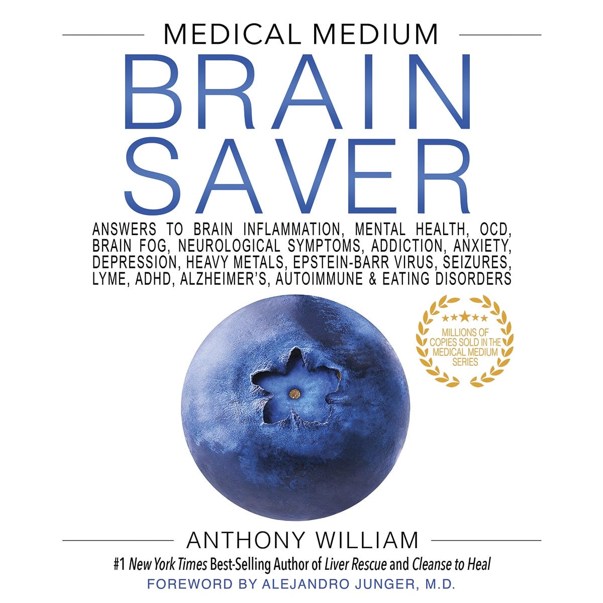 Book Medical Medium Brain Saver by Anthony William - Dr Earth - Books