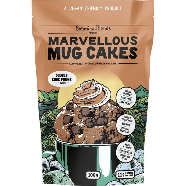 Botanika Blends Marvellous Mug Cakes Double Choc Fudge 100g - Dr Earth - Baking