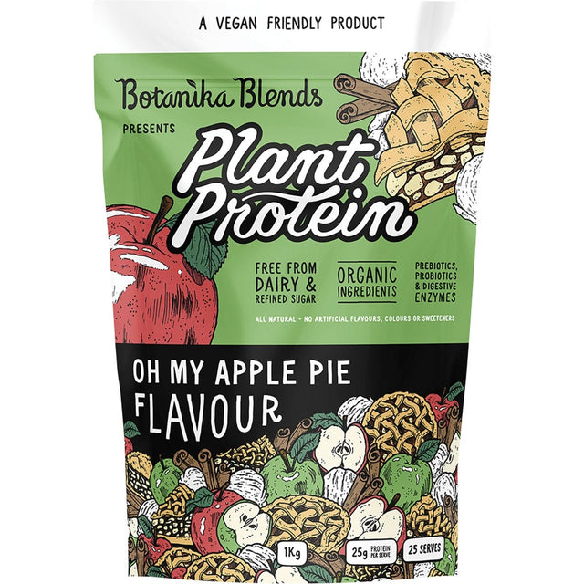 Botanika Blends Plant Protein Apple Pie 1kg - Dr Earth - Nutrition