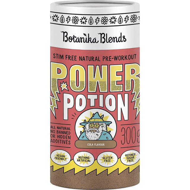 Botanika Blends Power Potion Pre-Workout Powder Cola 300g - Dr Earth -