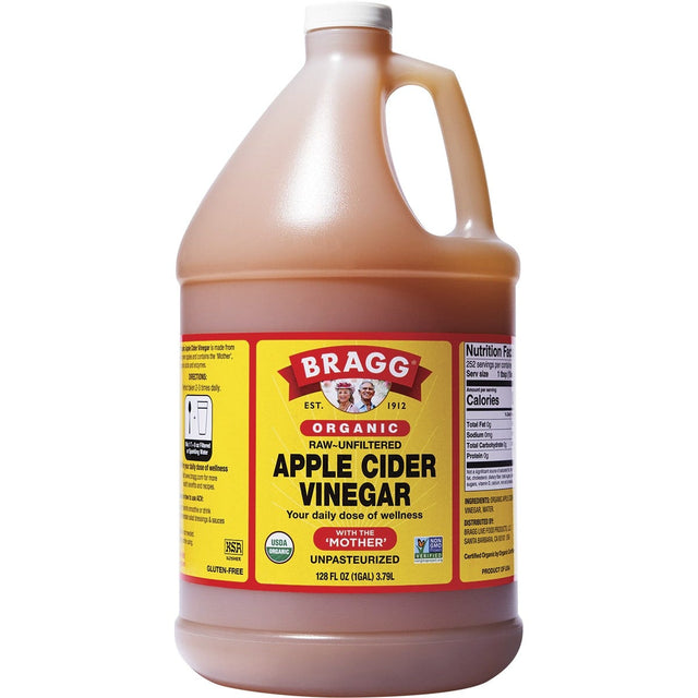 Bragg Apple Cider Vinegar Unfiltered with The Mother 3.8L - Dr Earth - Vinegar