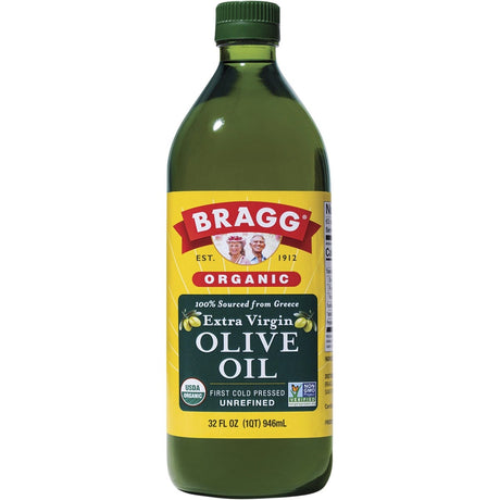 Bragg Olive Oil Extra Virgin Unrefined 946ml - Dr Earth - Oil & Ghee