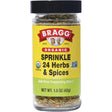 Bragg Seasoning Organic Sprinkle 24 Herb & Spices Salt-Free 42g - Dr Earth - Herbs Spices & Seasonings