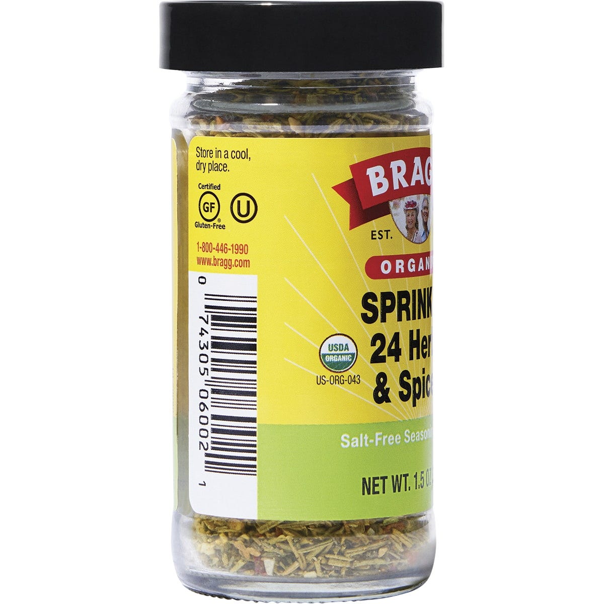 Bragg Sprinkle 24 Herbs & Spices 42g, Salt-Free & Certified Organic –  Health Nuts Australia