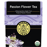 Buddha Teas Organic Herbal Tea Bags Passion Flower Tea 18pk - Dr Earth - Drinks