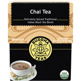 Buddha Teas Organic Tea Bags Chai Tea 18pk - Dr Earth - Drinks