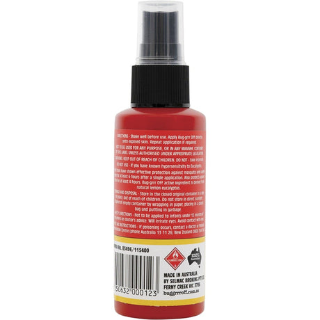 Bug-Grrr Off 100% Natural Insect Repellent Jungle Strength Spray 50ml - Dr Earth - Outdoor Protection