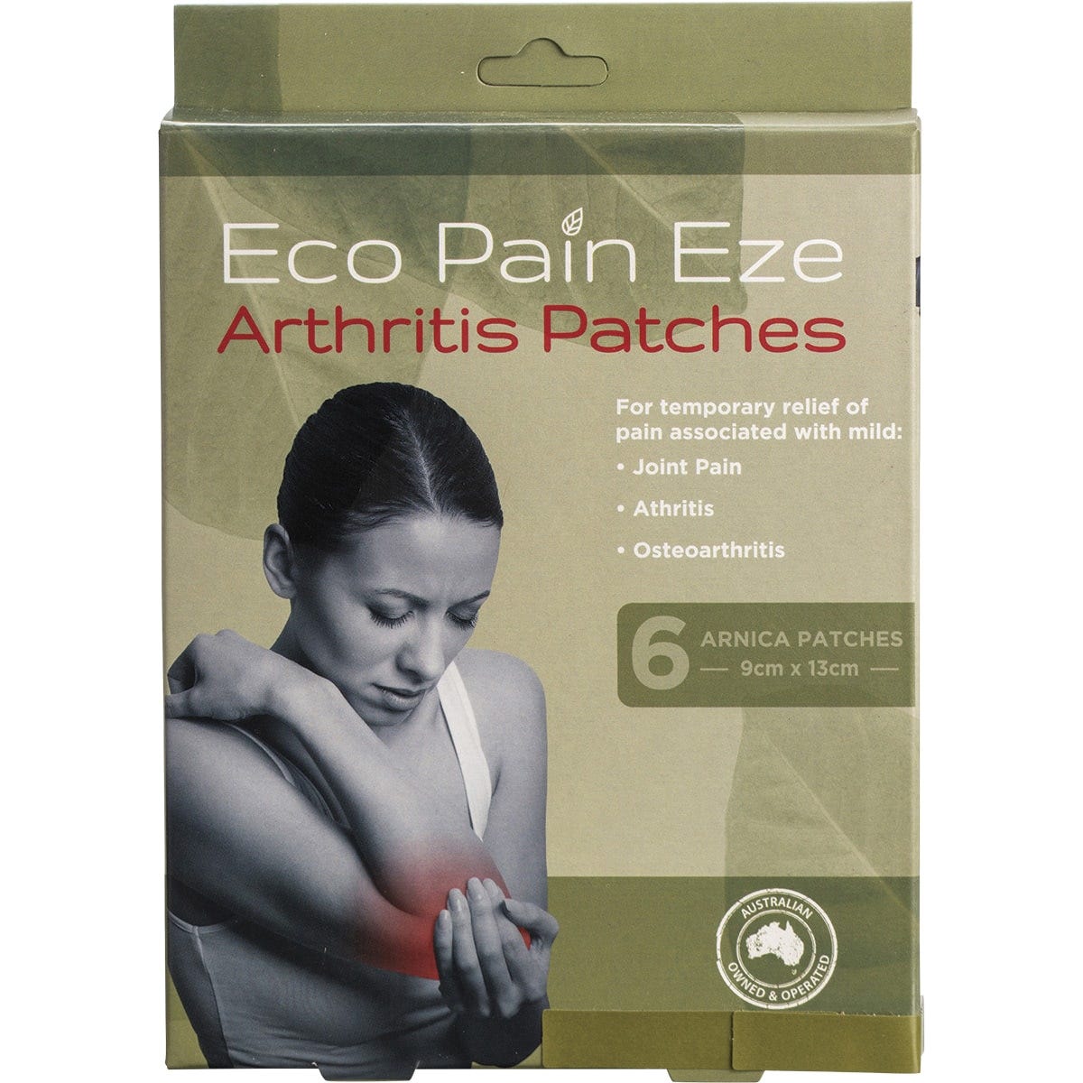 Byron Naturals Eco Pain Arthritis Arnica Patches 6pk - Dr Earth - Joint & Muscle Health, Pain Relief