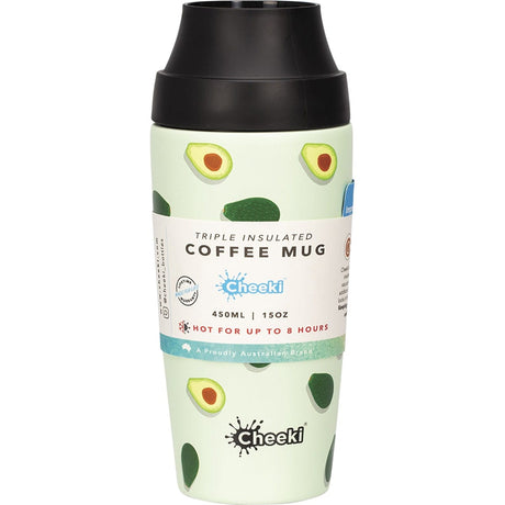 Cheeki Coffee Mug Avocado 450ml - Dr Earth - Cups & Tumblers
