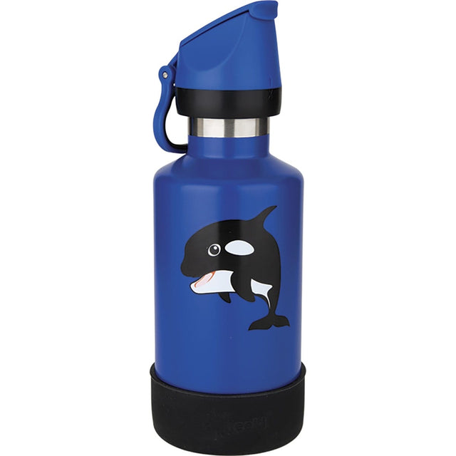 Cheeki Kids Bottle Insulated Orca 400ml - Dr Earth - Water Bottles, Baby & Kids