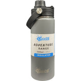 Cheeki Stainless Steel Bottle Adventure Insulated Slate 600ml - Dr Earth - Water Bottles