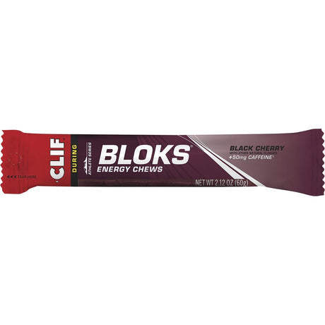 CLIF Bloks Energy Chews Black Cherry 50mg Caffeine 60g - Dr Earth - Nutrition