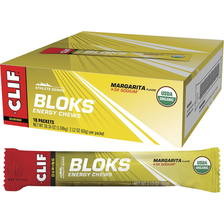 CLIF Bloks Energy Chews Margarita 150mg Sodium 60g - Dr Earth - Nutrition
