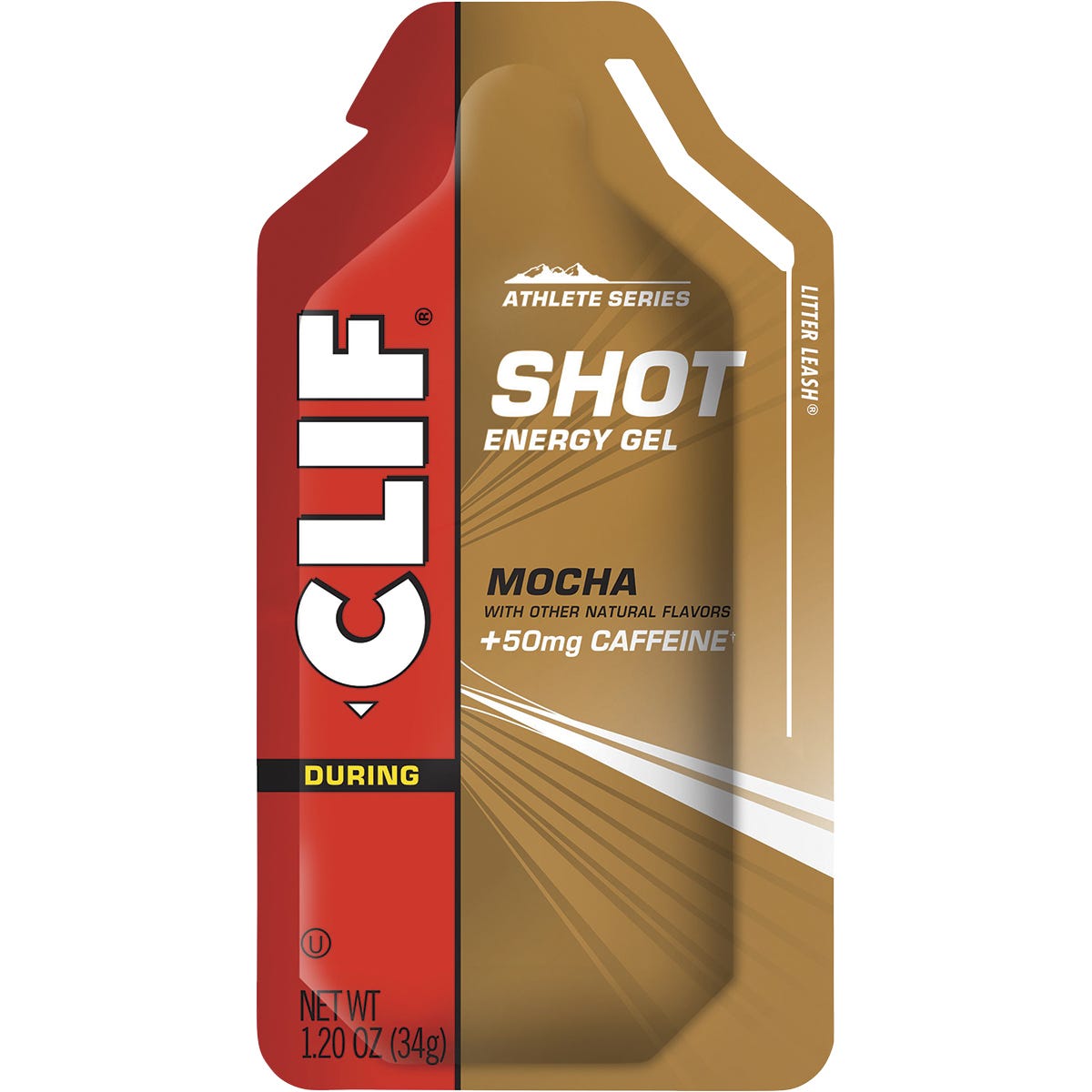 CLIF Shot Energy Gel Mocha 50mg Caffeine 34g - Dr Earth - Nutrition