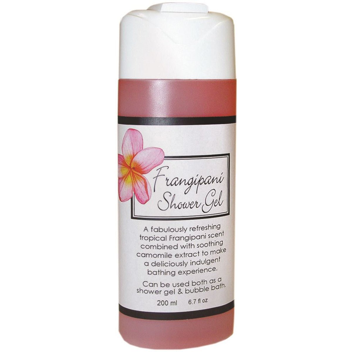 CLOVER FIELDS Frangipani Shower Gel 200ml - Dr Earth - Body & Beauty