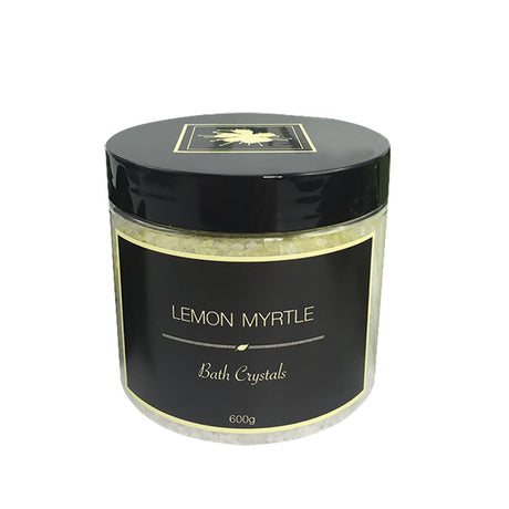 CLOVER FIELDS Lemon Myrtle Bath Crystals 600g - Dr Earth - Body & Beauty