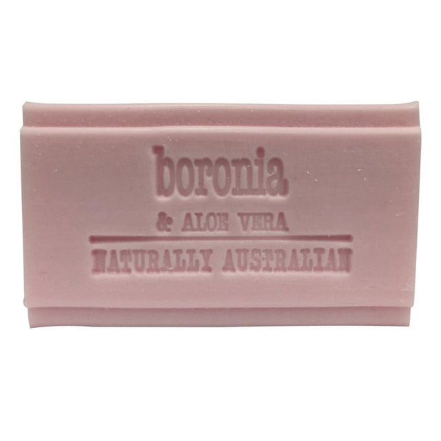 CLOVER FIELDS NATURES GIFTS Plant Based Soap Boronia & Aloe Vera 100g - Dr Earth - Body & Beauty