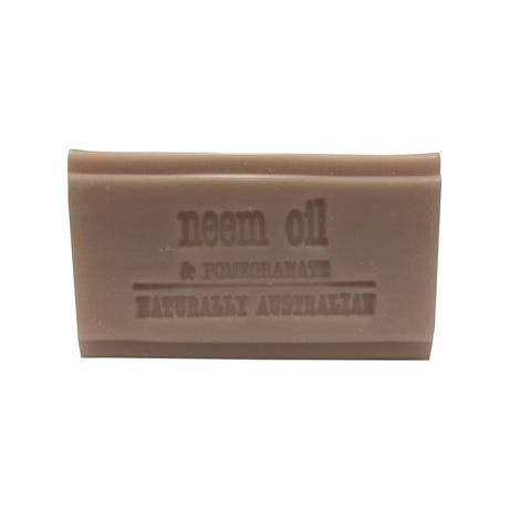 CLOVER FIELDS NATURES GIFTS Plant Based Soap Neem Oil & Pomegranate 100g - Dr Earth - Body & Beauty