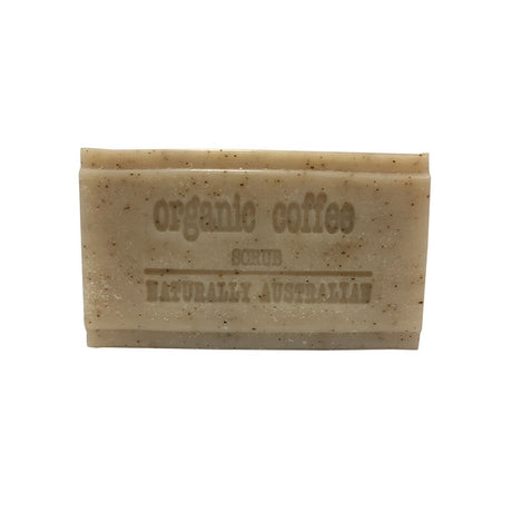CLOVER FIELDS NATURES GIFTS Plant Based Soap Organic Coffee Scrub 100g - Dr Earth - Body & Beauty