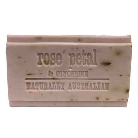 CLOVER FIELDS NATURES GIFTS Plant Based Soap Rose Petal & Glycerine 100g - Dr Earth - Body & Beauty