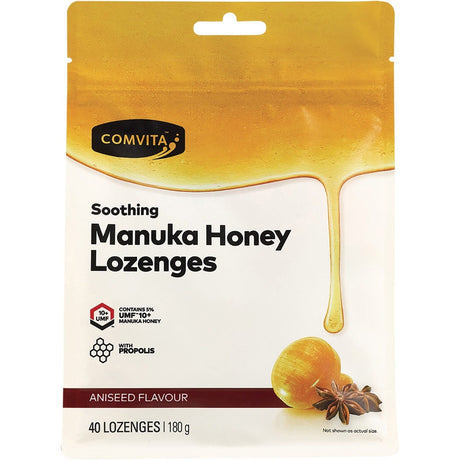 Comvita Manuka Honey Lozenges Aniseed 40x4.5g - Dr Earth - Cold & Flu