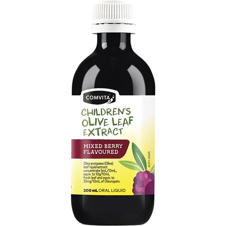 Comvita Olive Leaf Extract Children's Mixed Berry 200ml - Dr Earth - Immune Support