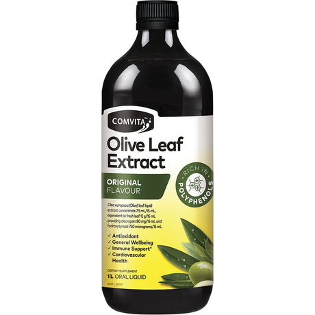 Comvita Olive Leaf Extract Original 1L - Dr Earth - Immune Support