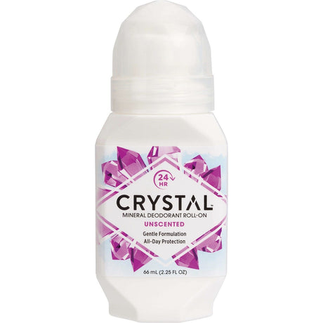 Crystal Roll-On Deodorant Unscented 66ml - Dr Earth - Bath & Body