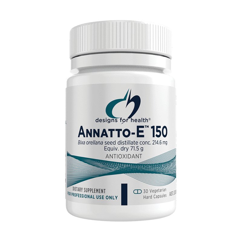 Designs For Health Annatto-E™ 150, 30 hard vegetarian capsules - Dr Earth - Practitioner Supplements, Designs For Health