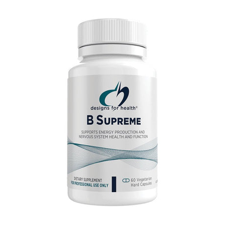 Designs For Health B Supreme, 60 hard vegetarian capsules - Dr Earth - Practitioner Supplements, Designs For Health