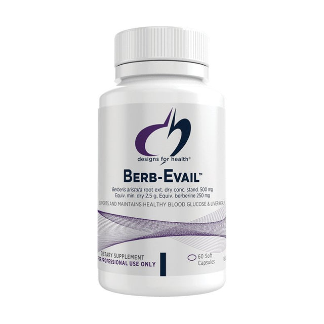 Designs For Health Berb-Evail™, 60 softgel capsules - Dr Earth - Practitioner Supplements, Designs For Health