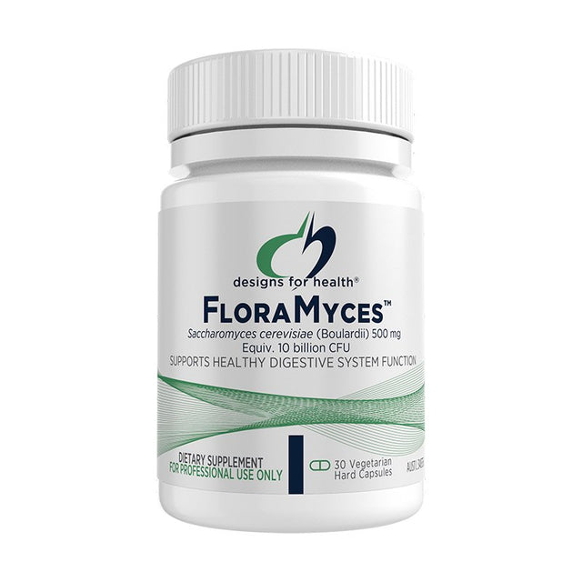 Designs For Health FloraMyces™, 30 hard vegetarian capsules - Dr Earth - Practitioner Supplements, Designs For Health