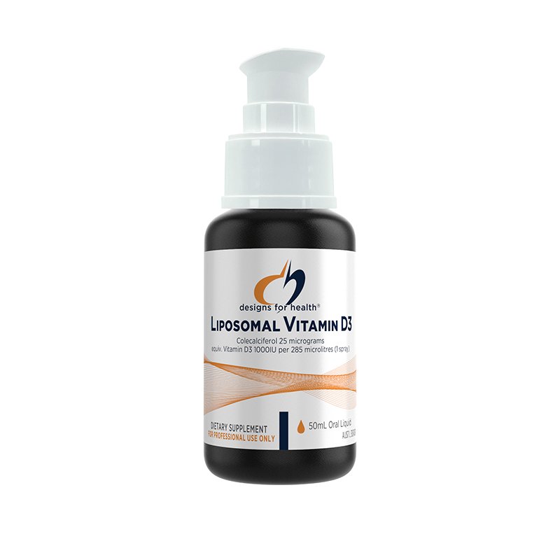 Designs For Health Liposomal Vitamin D3 50 mL - Dr Earth - Practitioner Supplements, Designs For Health