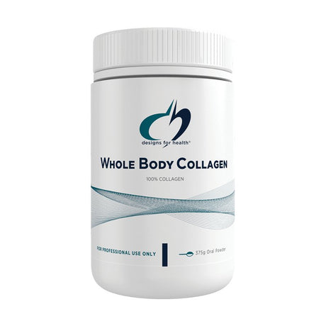 Designs For Health Whole Body Collagen, 375 g powder - Dr Earth - Practitioner Supplements, Designs For Health