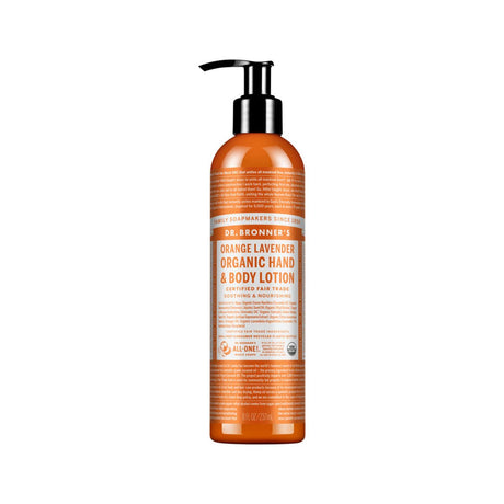 DR. BRONNER'S Organic Hand & Body Lotion Orange Lavender 237ml - Dr Earth - Body & Beauty