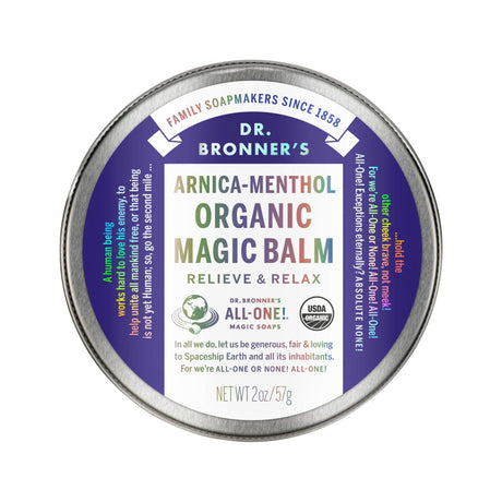 DR. BRONNER'S Organic Magic Balm Arnica Menthol 57g - Dr Earth - Body & Beauty