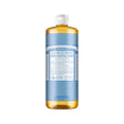 DR. BRONNER'S Pure-Castile Soap Liquid (Hemp 18-in-1) Unscented (Baby) 946ml - Dr Earth - Body & Beauty