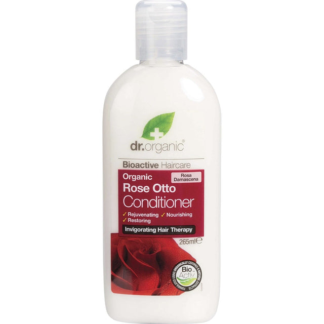 Dr Organic Conditioner Organic Rose Otto 265ml - Dr Earth - Hair Care