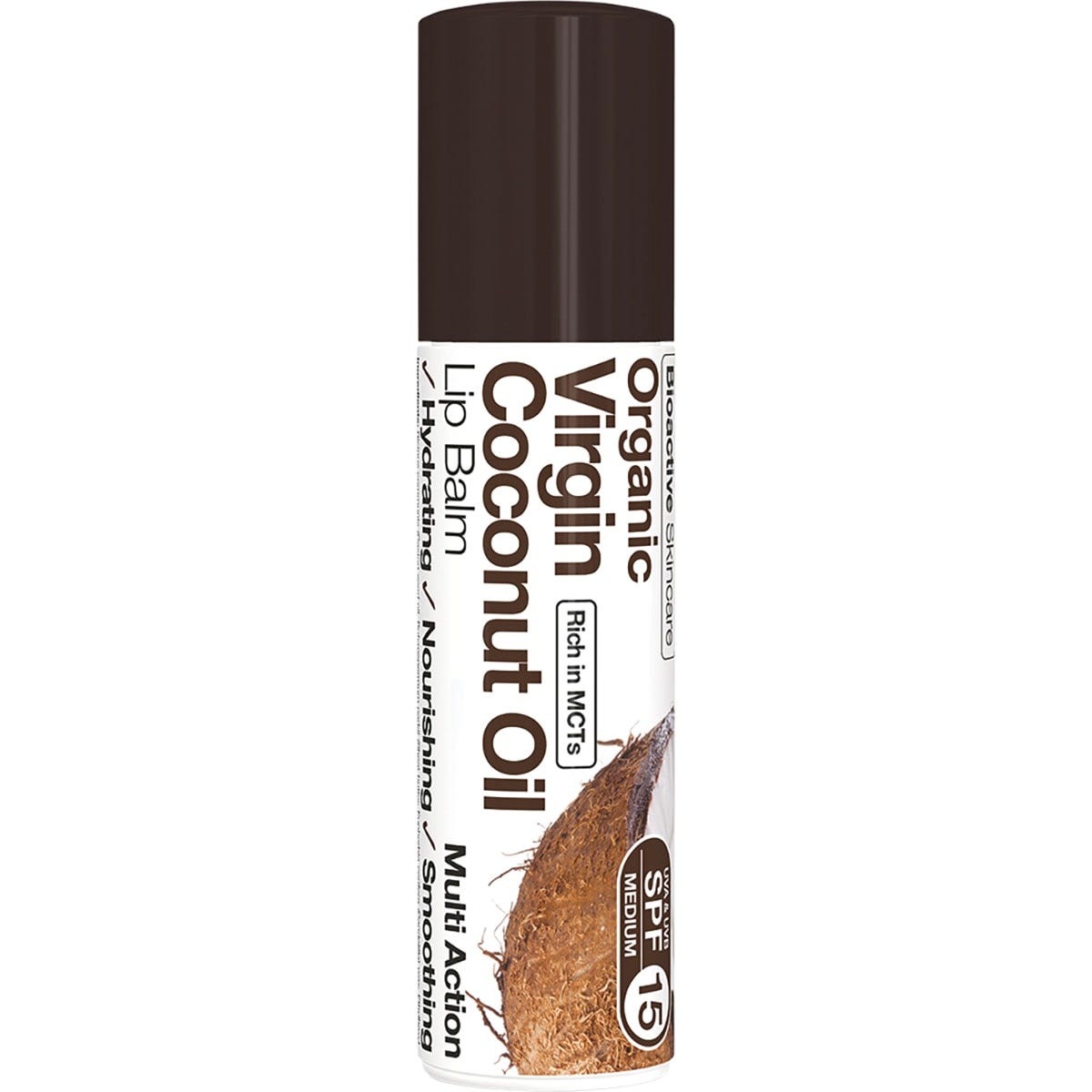 Dr Organic Lip Balm SPF 15 Organic Virgin Coconut Oil 5.7ml - Dr Earth - Skincare