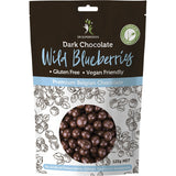 Dr Superfoods Wild Blueberries Dark Chocolate 125g - Dr Earth - Chocolate & Carob