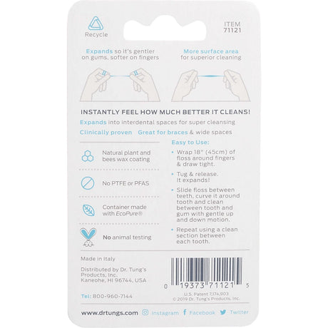 Dr Tung's Smart Dental Floss (Colour May Vary) 27m - Dr Earth - Oral Care