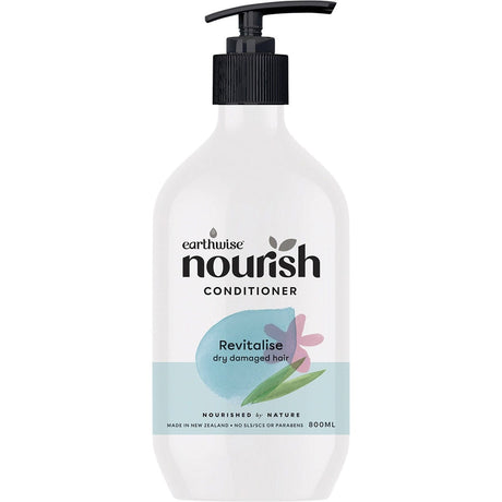 Earthwise Nourish Conditioner Revitalise Dry Damaged Hair 800ml - Dr Earth - Hair Care