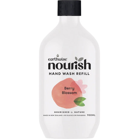 Earthwise Nourish Hand Wash Berry Blossom 900ml - Dr Earth - Bath & Body